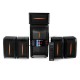 Колонки Dialog Progressive AP-540 BLACK {акустические колонки 5.1, 40W+5*12W RMS,  USB+SD reader}