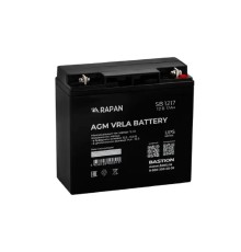 АКБ БАСТИОН RAPAN SB 1217 AGM 12V 17Ач, клеммы под болт М5, гарантия 1 год (9166)