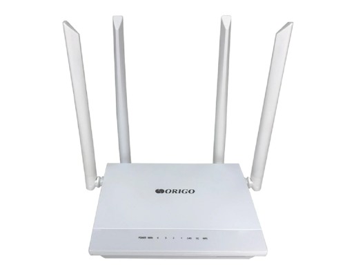 [Сетевое оборудование] ORIGO OWR1240ACG/A1A Гигабитный Wi-Fi маршрутизатор AC1200, 2.4/5ГГц, 1000Base-T WAN, 4x1000Base-T LAN