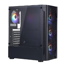 1STPLAYER DK D4 Black / ATX / 4x120mm FRGB fans / D4-BK-4F1