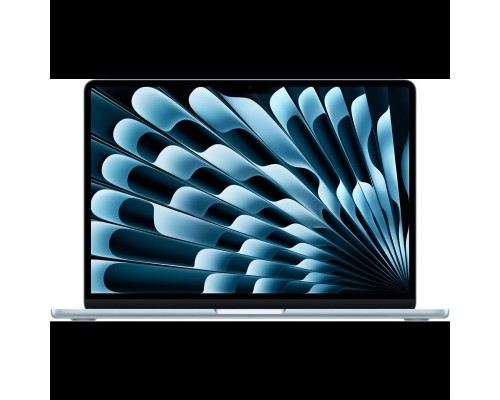 [Ноутбук] Apple MacBook Air 13-inch 2025 [MC6U4LL/A] (КЛАВ.РУС.ГРАВ.) Sky Blue 13.6