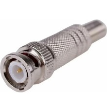 PROconnect (05-3073-4) Разъем BNC штекер под винт с пружиной металл (50 шт в упаковке )