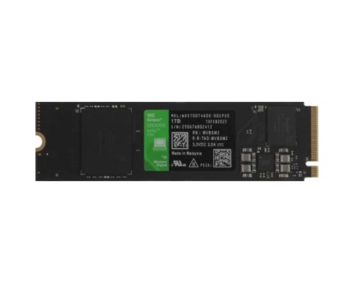 [накопитель] WD SSD 1Tb Green SN3000, 2280, M.2, NVMe (WDS100T4G0E)