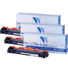 Картридж NVP совместимый NV-TN-1075T-SET3 для Brother HL-1110R/ HL-1112R/ DCP-1510R/ DCP-1512R/ MFC-1810R/ MFC-1815R/ HL-1210WR/ HL-1212WR/ DCP-1610WR/ DCP-1612WR/ MFC-1912WR (1000k) (3 шт)