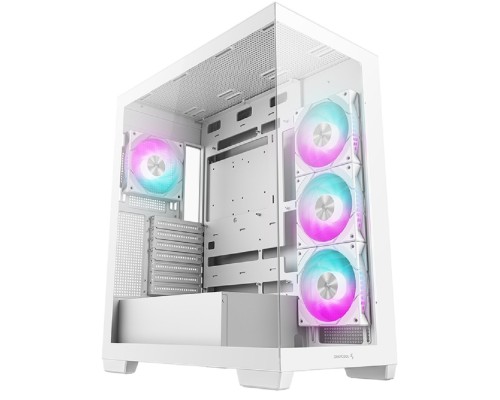 [Корпус] Deepcool CG580 4F White (ATX, без БП, 2*USB3.0 Type-A+USB3.2 Type-C) (R-CG580-WHADA4-G-1)