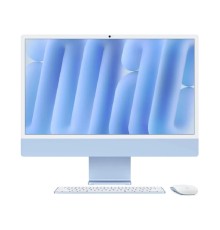 Apple iMac 24-inch 2024 [MWUF3X/A] (КЛАВ.РУС.ГРАВ.) Blue 24