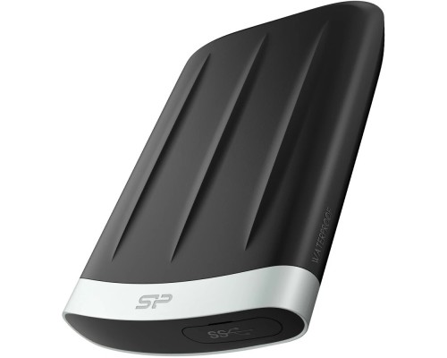 [Носитель информации] Портативный HDD Silicon Power ArmorA65B 1Tb/2.5/Черн/Сер(SP010TbPHD65BS3G)