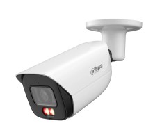 DAHUA DH-IPC-HFW3249EP-S-IL-0280B Уличная цилиндрическая IP-видеокамера 2Мп, 1/2.9” CMOS, объектив 2.8мм, видеоаналитика, микрофон, ИК 50м, LED 50м, IP67, металл