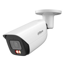 DAHUA DH-IPC-HFW3249EP-S-IL-0360B Уличная цилиндрическая IP-видеокамера 2Мп, 1/2.9” CMOS, объектив 3.6мм, видеоаналитика, микрофон, ИК 50м, LED 50м, IP67, металл