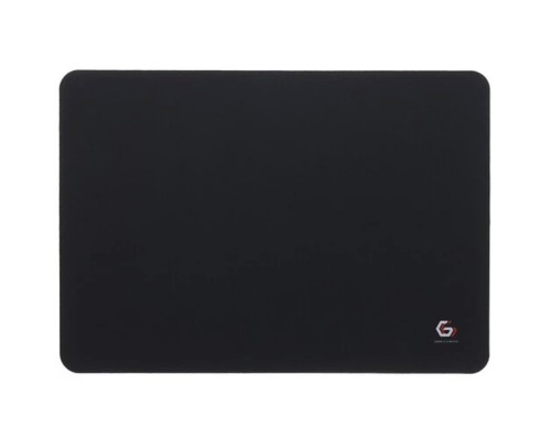 [Коврики] Коврик для мыши Gembird MP-35-25-BLACK, черный, 350х250х3мм, ткань+резина, пакет