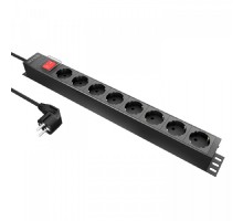 NTSS Блок распределения питания гор.размещ. 8xSchuko базовые 16A Schuko 1.8м NTSS-PDU-DA2034