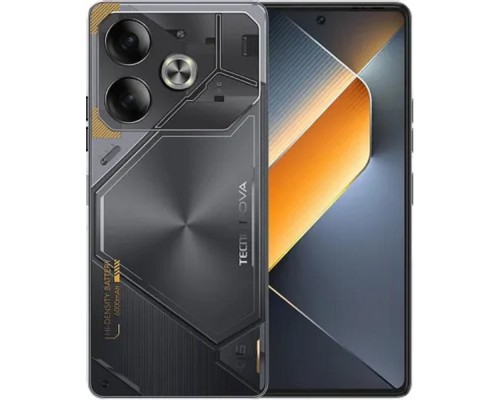 [смартфон] Tecno Pova 6 256Gb 12Gb серый моноблок 3G 4G 2Sim 6.8