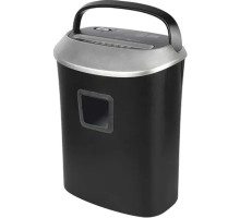 Cactus Шредер CS-SH-P6 черный/серый (секр.P-4)/фрагменты/10лист./21лтр./скрепки/скобы/пл.карты (2077506)