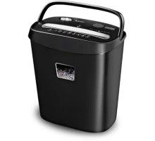 Cactus Шредер CS-SH-P4 черный (секр.P-4)/фрагменты/8лист./15лтр./скрепки/скобы/пл.карты