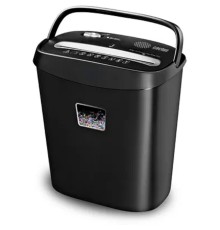 Cactus Шредер CS-SH-P4 черный (секр.P-4)/фрагменты/8лист./15лтр./скрепки/скобы/пл.карты