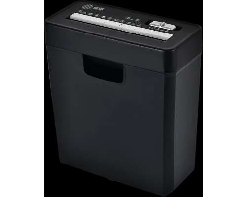 [CACTUS Уничтожители документов] Cactus Шредер CS-SH-P2 черный (секр.Р-2)/ленты/6лист./10лтр./скобы/пл.карты