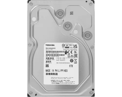 [Жесткий диск] Жесткий диск Toshiba SATA-III 6TB MG10ADA600E Server Enterprise Capacity 512E (7200rpm) 512Mb 3.5