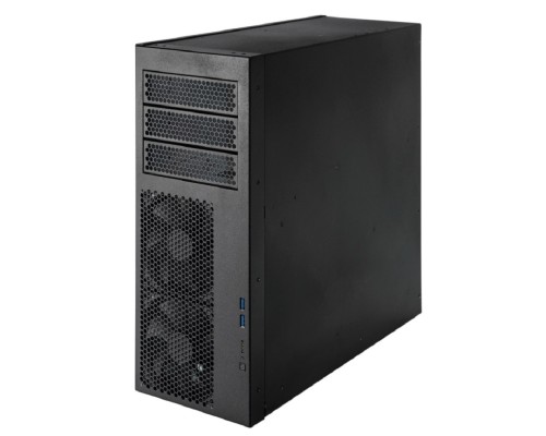 [Корпус] Procase PT443-B-0-RA Корпус Tower server case,3x5.25,черный,без блока питания,глубина 432мм,6-32, фильтр, MB PICMG 1.3, PICMG 1.0