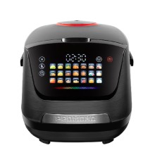 REDMOND MC101 Мультиварка, 860 Вт, 5 л, 23 программ, чёрный/ металлик