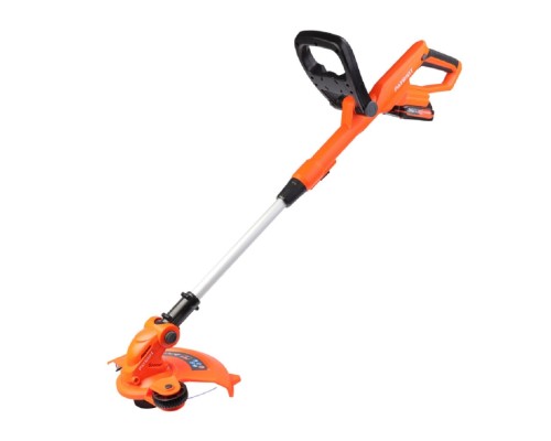 [Триммер] PATRIOT PT 238 Li Триммер аккумуляторный [250205238] { платформа UES, ширина кош. 30см, АКБ 1,5Ач и ЗУ1,0А, леска 1,6 мм,  D-образная рукоятка, телескоп, наклон головки, скоба защиты растений }