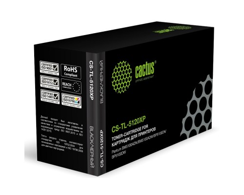 [расходные материалы] Картридж лазерный Cactus CS-TL-5120XP TL-5120XP черный (15000стр.) для Pantum BM5100ADN/BM5100ADW/BP