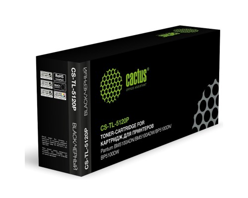 [расходные материалы] Картридж лазерный Cactus CS-TL-5120P TL-5120P черный (3000стр.) для Pantum BM5100ADN/BM5100ADW/BP510