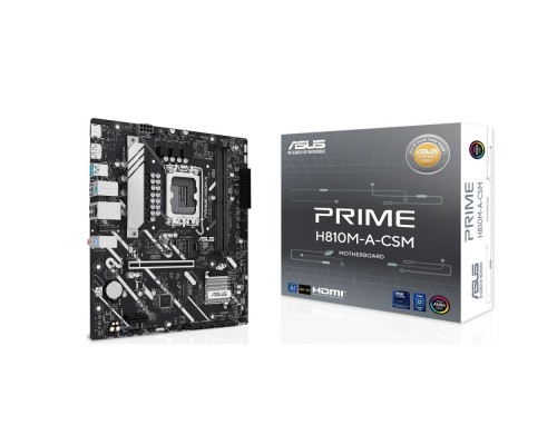 [Материнская плата] Материнская плата ASUS PRIME H810M-A-CSM, LGA1851, B810, 2xDDR5, mATX