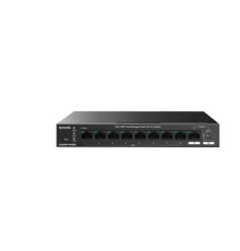 Tenda TEG2210P-8-120W Коммутатор управляемый PoE, 10 портов, 9x1 Гбит/с, SFP 1x1 Гбит/с, PoE 8x 30Вт (до 110 Вт)