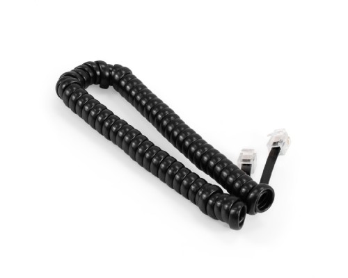 [Коммутационный шнур] Exegate EX298383RUS Патч-корд телефонный ExeGate TC4P4C-2M (шнур для телефонной трубки, витой, RJ-10 (4P-4C), 2м, черный)