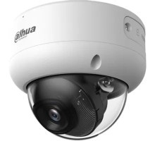 DAHUA DH-IPC-HDBW3449EP-AS-IL-0280B Уличная купольная IP-видеокамера 4Мп, 1/2.9” CMOS, объектив 2.8мм, видеоаналитика, микрофон, ИК 40м  , LED 40м , IP67, IK10, металл
