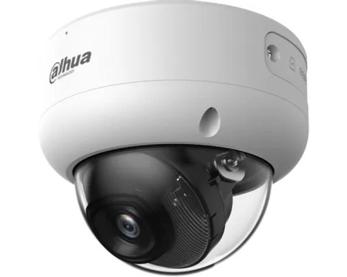 [Видеонаблюдение] DAHUA DH-IPC-HDBW3449EP-AS-IL-0280B Уличная купольная IP-видеокамера 4Мп, 1/2.9” CMOS, объектив 2.8мм, видеоаналитика, микрофон, ИК 40м  , LED 40м , IP67, IK10, металл