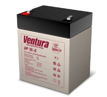 АКБ Ventura GP 12-5    12V/5Ah {S63 (F2), ДхШхВ 91х70х107мм, 1.56кг, срок службы 6-9 лет}