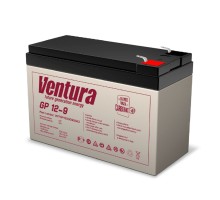 АКБ Ventura GP 12-9 12V/9Ah {S63 (F2), ДхШхВ 151х65х100мм, 2.55кг, срок службы 6-9 лет}