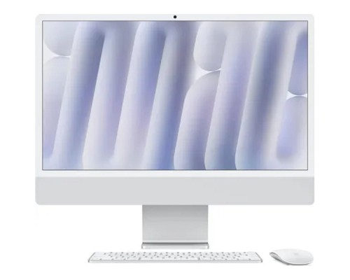 [Моноблок] Apple iMac 24-inch 2024 [MCR24ZP/A] (КЛАВ.РУС.ГРАВ.) Silver 24