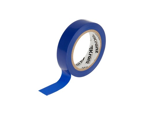 [ЭРА, Rexant Изолента] Kranz (KR-09-2005)  Изолента ПВХ 0,13х15мм, 10м, синяя ( Упаковка из 10 рулонов)