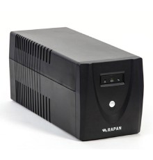 Источник бесперебойного питания Бастион RAPAN-UPS 1000ВА/600Вт/line-interactive/170 - 270 В/АКБ 7Ач x 2/2xC13 2xSchuko/1,5 л.г.