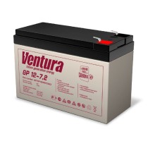 АКБ Ventura GP 12-7,2 12V/7,2Ah {S63 (F2), ДхШхВ 151х65х100мм, масса 2.1 кг, срок службы 6-9 лет}