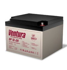 АКБ Ventura GP 12-26 12V/26Ah {F5, ДхШхВ 175х166х125мм, 7.70кг, срок службы 6-9 лет}
