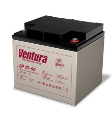 АКБ Ventura GP 12-40 12V/40Ah {F6, ДхШхВ 197х166х176мм, 12.2кг, срок службы 6-9 лет}