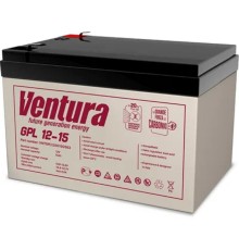 АКБ Ventura GPL 12-15   12V/14Ah {S63 (F2), ДхШхВ 151х98х100мм, 3.9кг, срок службы 12 лет}