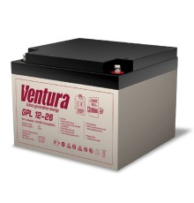 АКБ Ventura GPL 12-26   12V/29Ah {F5, ДхШхВ 175х166х125мм, 8кг, срок службы 12 лет}