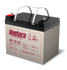 АКБ Ventura GPL 12-33   12V/34Ah {F6, ДхШхВ 196х130х170мм, 10кг, срок службы 12 лет}