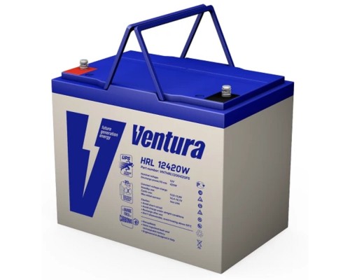 [АКБ Ventura] АКБ Ventura HRL 12420W 12V/1956 Вт/блок {F6, ДхШхВ 260х168х216мм, масса 24,50 кг, срок службы 12 лет}