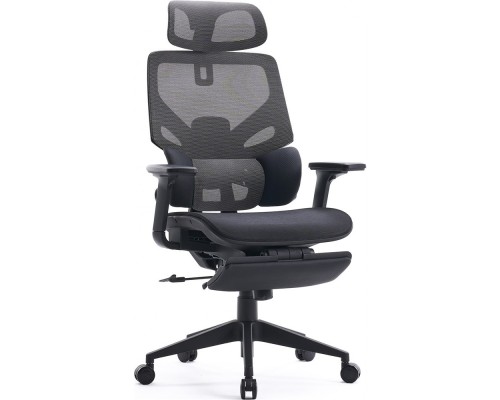 [Игровые кресла] Кресло Cactus CS-CHR-MC01-GYBK серый сиденье черный с подголов. крестов. (1884171)