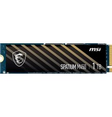 Твердотельный накопитель SSD MSI M.2 2280 1TB SPATIUM M450 Client  S78-440L0M0-P83, PCIe Gen4x4 with NVMe,  3D TLC, R/ W 3400/ 2500