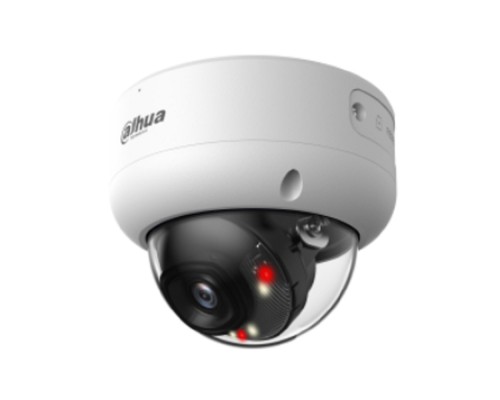 [Видеонаблюдение] DAHUA DH-IPC-HDBW3449EP-S-IL-0280B Уличная купольная IP-видеокамера 4Мп; 1/2.9” CMOS; объектив 2.8мм; ИК  40м, LED 40м; IP67, IK10; металл