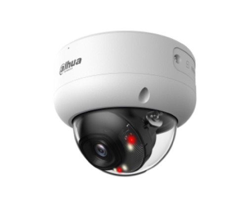 [Видеонаблюдение] DAHUA DH-IPC-HDBW3449EP-S-IL-0360B Уличная купольная IP-видеокамера 4Мп; 1/2.9” CMOS; объектив 3.6мм видеоаналитик ИК 40м, LED 40м; IP67, IK10;корпус: металл