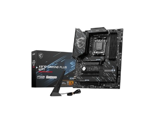 [Материнская плата] Материнская плата MSI X870 GAMING PLUS WIFI X870, AM5, 4*DDR5, 4*PCIEx16, 3*M.2, 2*TypeC, 2*USB3.2Gen2, 4*USB3.2Gen1, 8*USB2.0, 4*SATA3.0, 5G, 1*Type-C(DP), HDMI, ATX, RTL