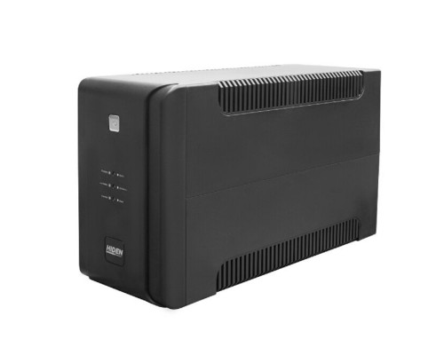 [Хайден] ИБП HIDEN EXPERT ULI1000E 1000ВА/600Вт {Линейно-интерактивный,8xIEC C13 LED, USB, встроенные АКБ 2x12B/7Ач}