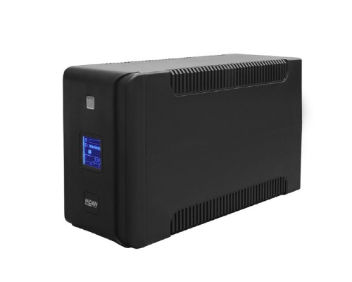 [Хайден] ИБП HIDEN EXPERT ULI2000C 2000ВА/1200Вт {Линейно-интерактивный, 8xIEC C13 LCD, USB, встроенные АКБ 2x12B/9Ач} {УТ-00002464}